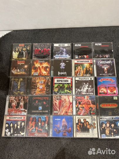 Рок диски CD и PM3