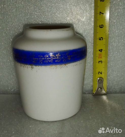 Фарфор солонка СССР лфз дулево интерьер горчица