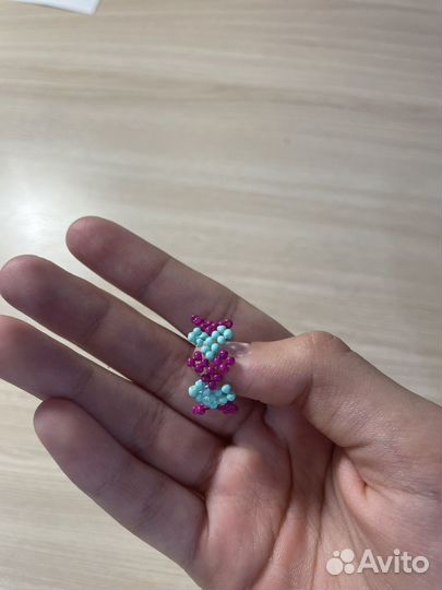 Кольцо из бисера