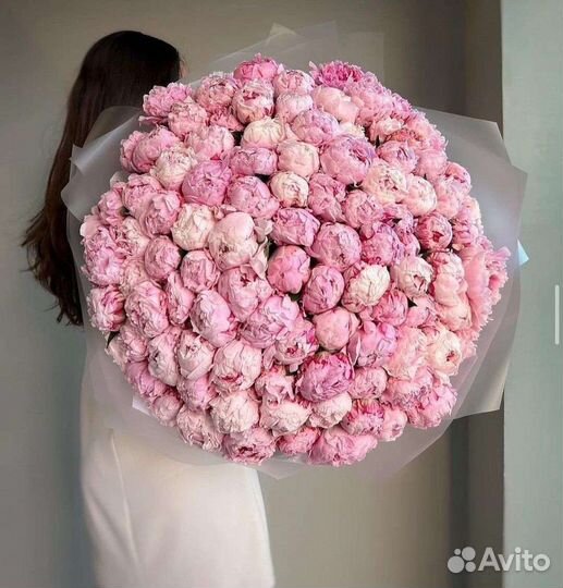 Букет цветов пионы с доставкой