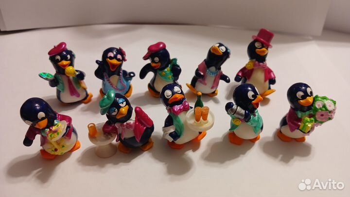 Пингвины на вечеринке. Киндер. Полная серия