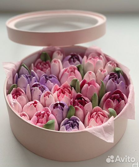 Зефирные тюльпаны