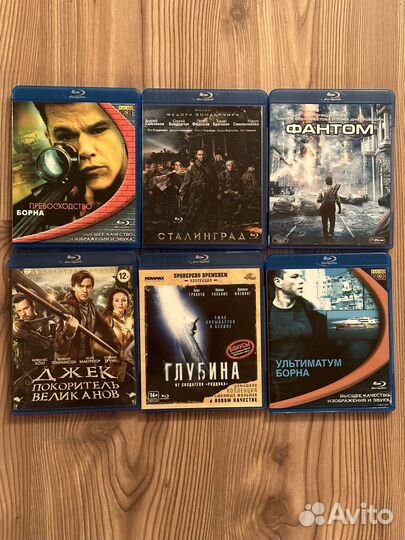 Blu ray диски фильмы 4k и DVD фильмы