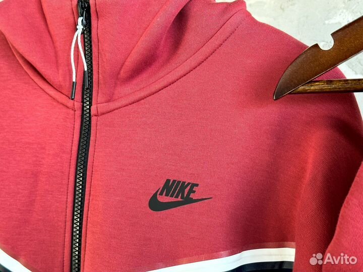 Jacket Nike Tech Fleece Red Navy