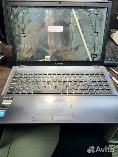 Ноубуки разбор DNS W650SH, asus X541s, HP и др