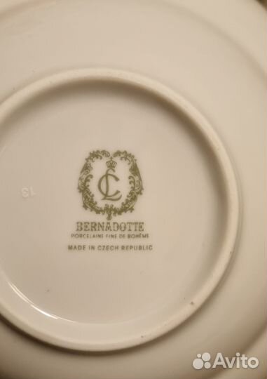 Столовый и чайный сервиз Bernadotte новый