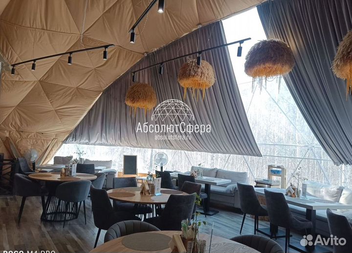 Геокупол шатер D10 зимний глемпинг сафари