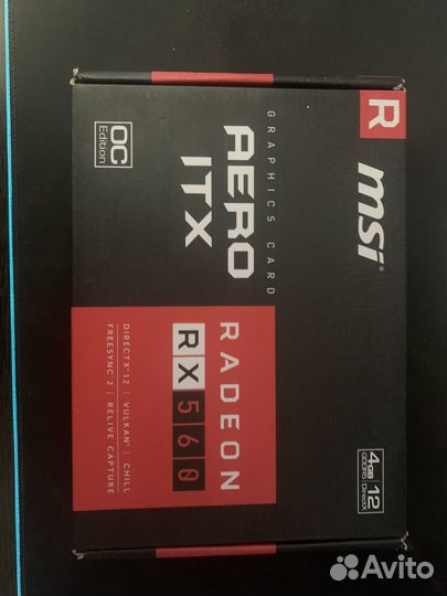Видеокарта rx 560