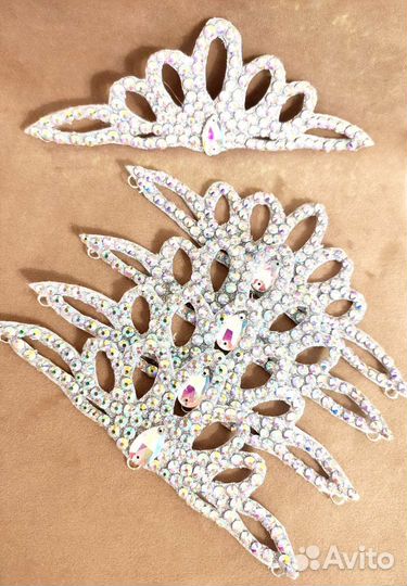 Украшение на пучок (корона на кичку), полупальцы