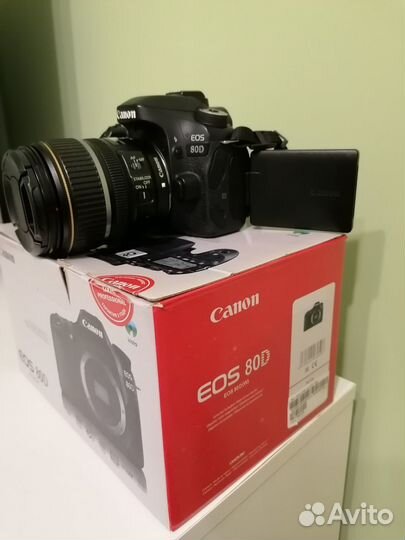 Canon 80d+объектив efs17-85mm