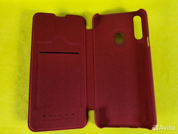 Чехол-книжка Leather Case Nillkin Samsung A20s