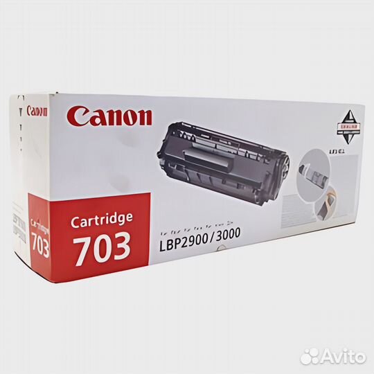 Картридж Canon 703 Black черный оригинальный LBP