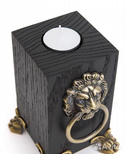 Подсвечник натуральный дуб