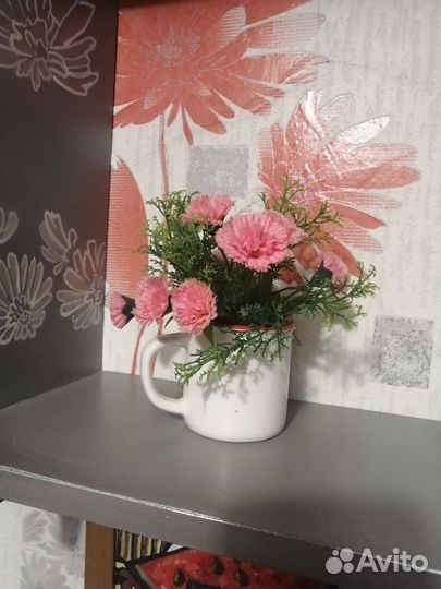 Букет с кружкой, сувенир