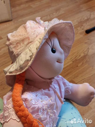 Тряпичная кукла большая 50 см