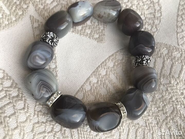 Браслеты - Агат Ботсвана