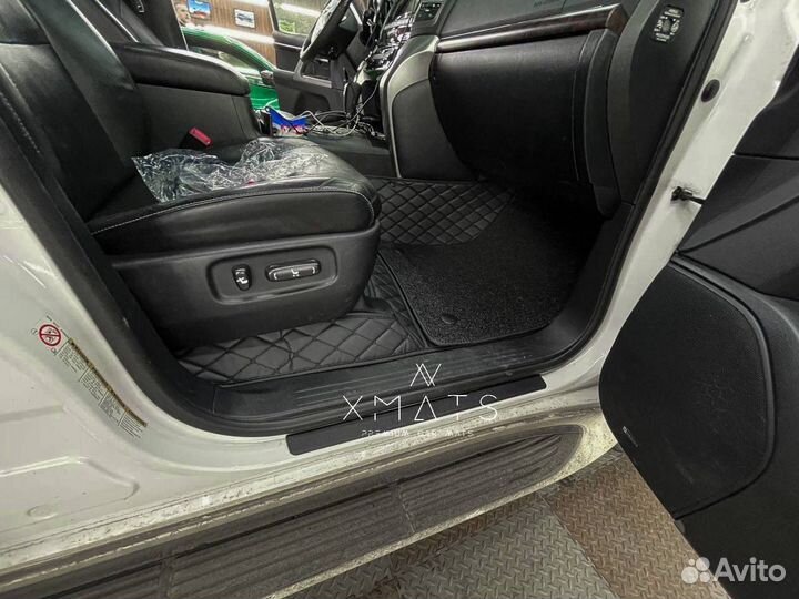 3D коврики из экокожи для Toyota Land Cruiser 200