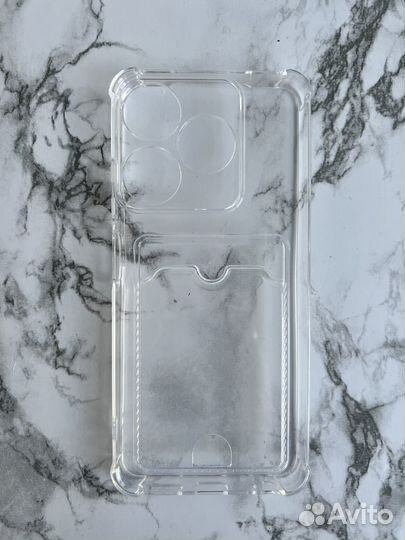 Чехол Tecno Spark 10 / 10C с карманом для карт