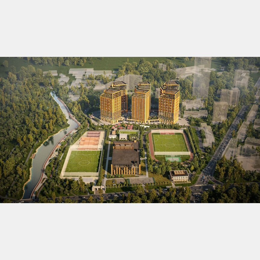 Квартира-студия, 32,5 м², 5/23 эт.