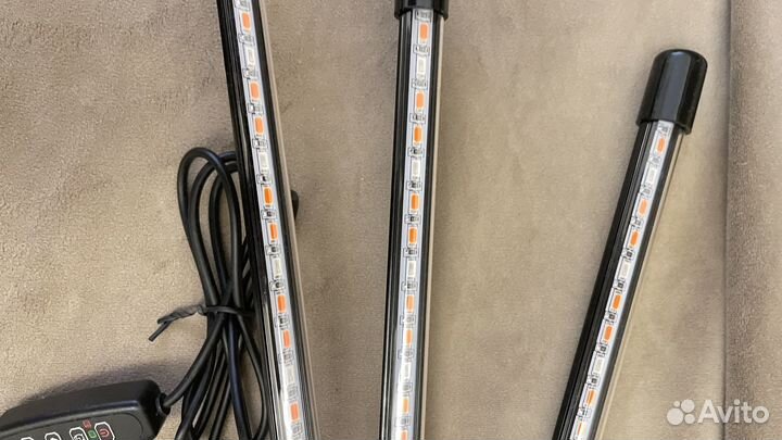 Фитолампа тройная новая