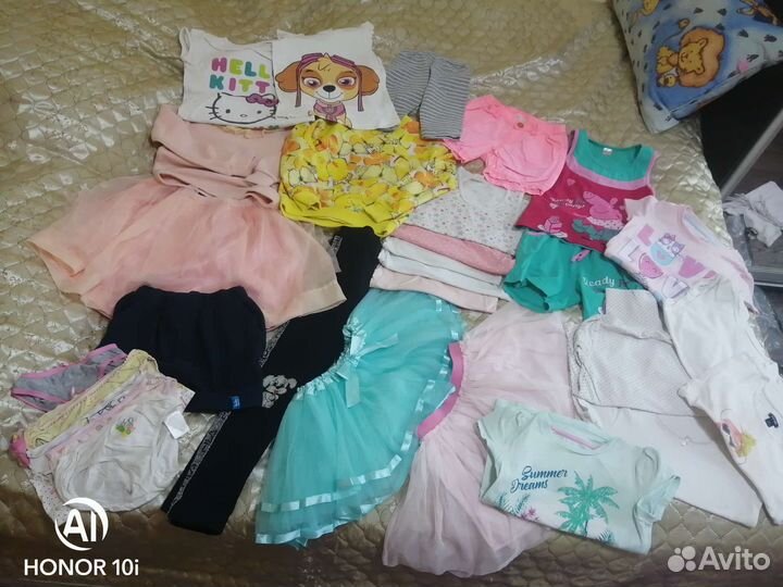 Вещи пакетом на девочку