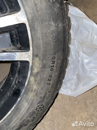 Колеса в сборе r16 зимние Kumho