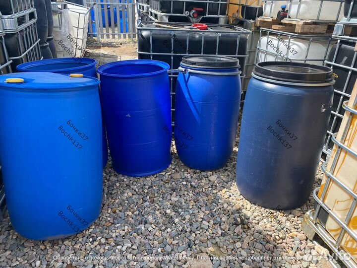 Бочка пластиковая 227л