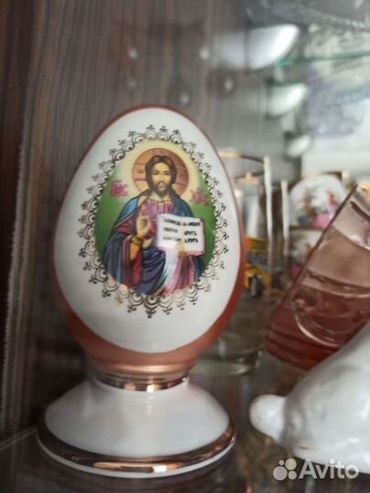 Яйцо фарфоровое. Яйцо деревянное.Яйцо- шкатулка