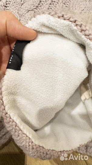 Комплект шапка и шарф женский зимний