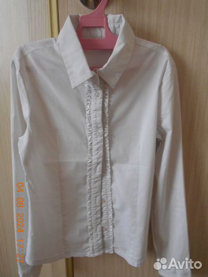 Блузка школьная 134 140