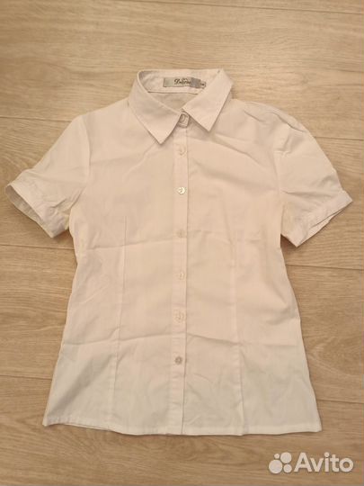 Рубашка школьная для девочки, 146 см