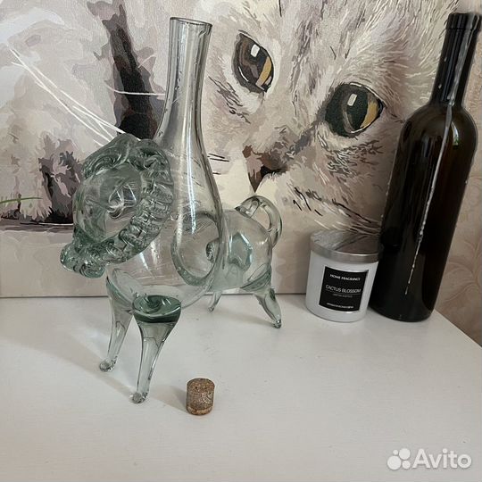 Бутыль фигурная бык