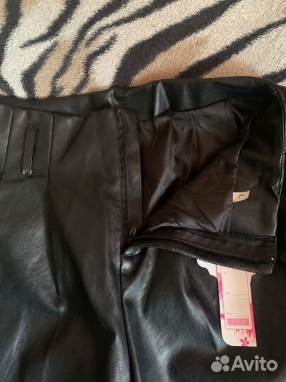 Шорты эко кожа