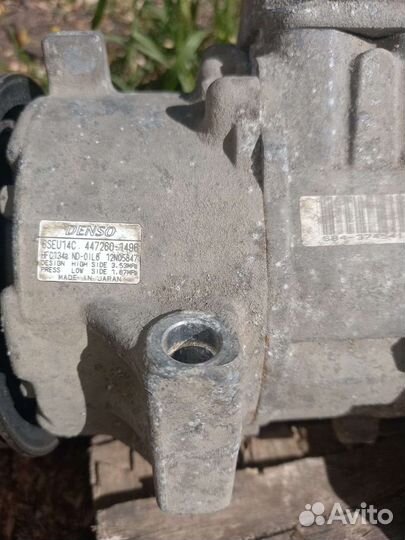 Компрессор кондиционера denso hfc134a