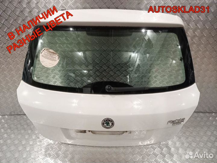 Дверь багажника со стеклом Skoda Fabia 5J6827025C