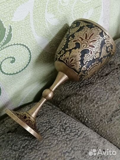 Бокалы винтаж, Индия, эмали, 2шт