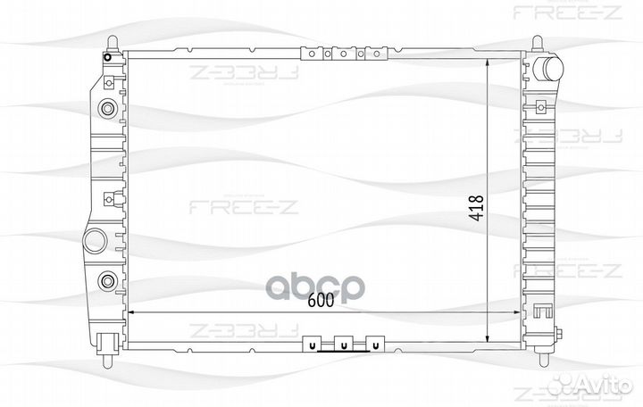 Радиатор KK0132 free-Z