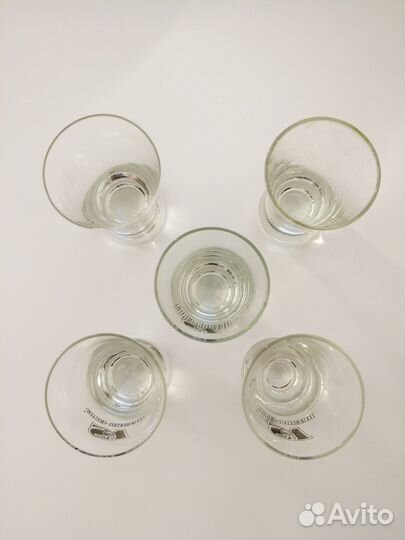 Стопки стеклянные