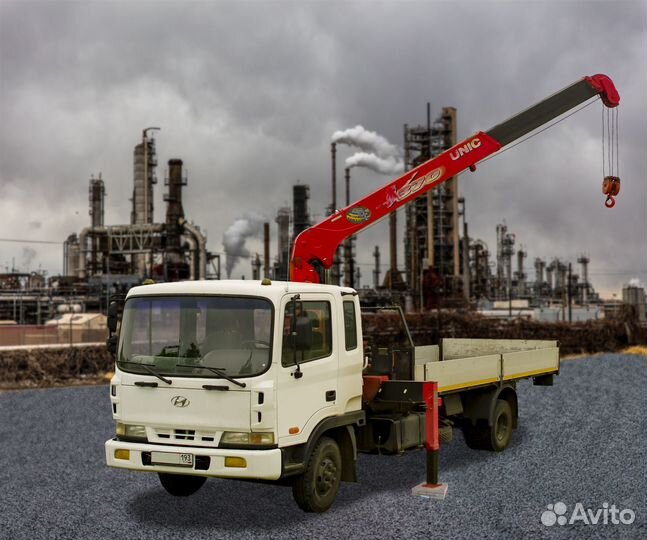 Аренда и услуги манипулятора. Стрела 3т, 7,5м