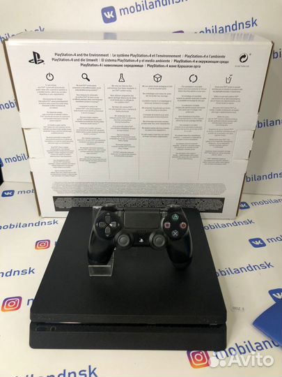 Playstation 4 Slim 1TB Отличное состояние