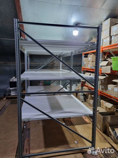 Стеллаж металлический глубиной 1200 мм