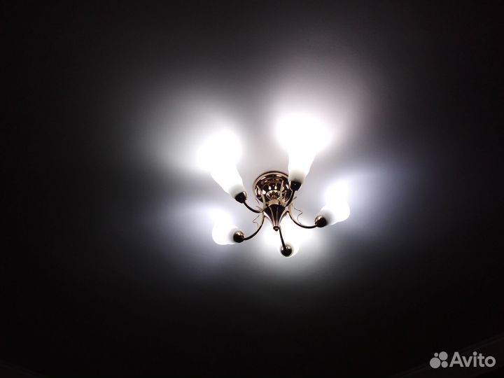 Люстра потолочная бу