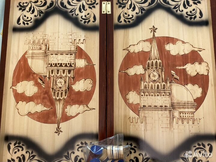 Нарды ручной работы-Герб