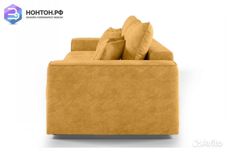Диван еврокнижка Конте желтый
