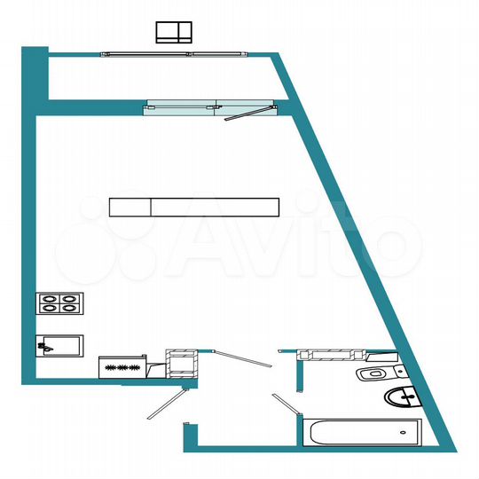 Квартира-студия, 35,7 м², 13/18 эт.