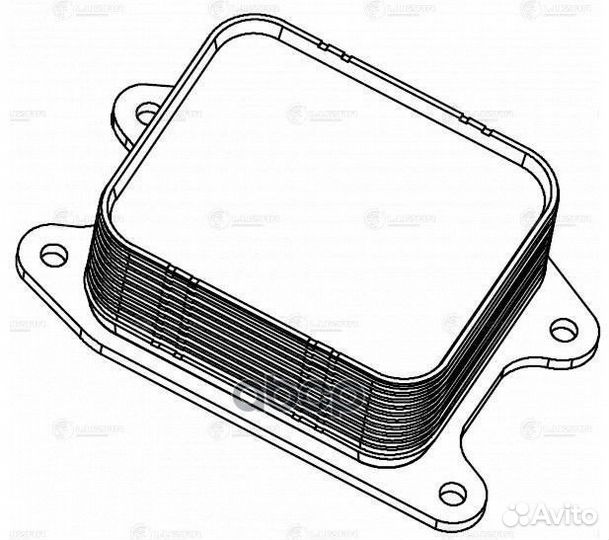 LOC 1807 luzar Радиатор масл. VW Golf (13) /Sko