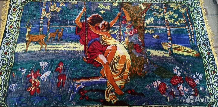 Покрывало плюшевое СССР