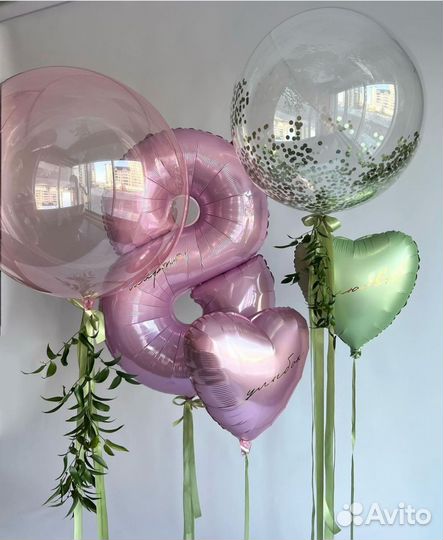 Воздушные шары 8 марта