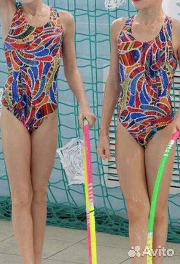 Купальник для синхронного плав 128-140