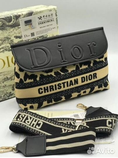 Сумка dior leopard